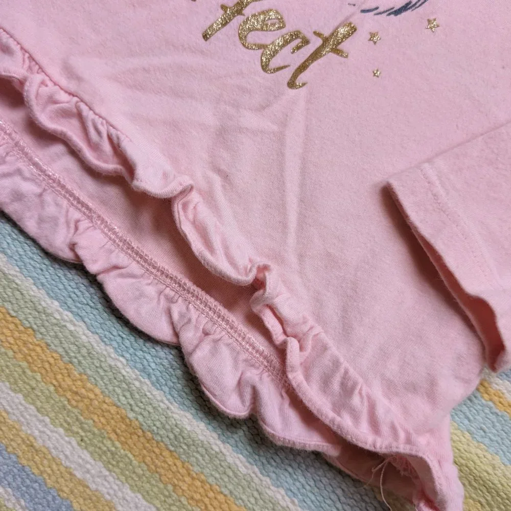 Carter's pink cat Purrfect top 4T